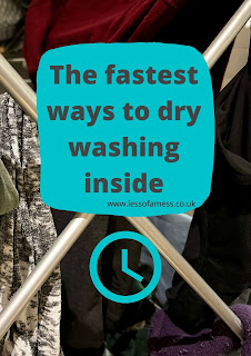 The fastest ways to dry washing inside