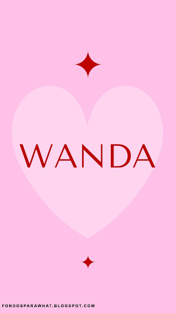 Fondo con tu nombre wanda