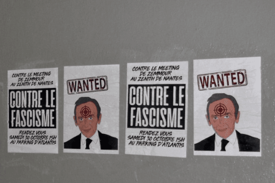 Nantes : l’extrême gauche met une cible sur le portrait d’Eric Zemmour