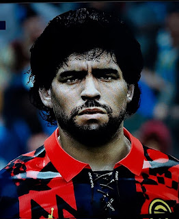 PES 2021 Faces Diego Maradona (Beard) by CHINOBOYKA