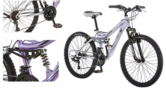 Mongoose R3577 Girl's Maxim Full Suspension Mountain Bicycle BicyclesOrbit