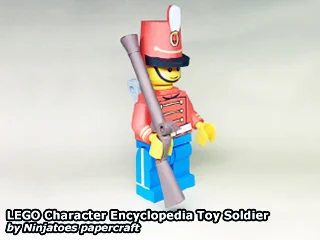 LEGO Toy Soldier Papercraft by Ninjatoes