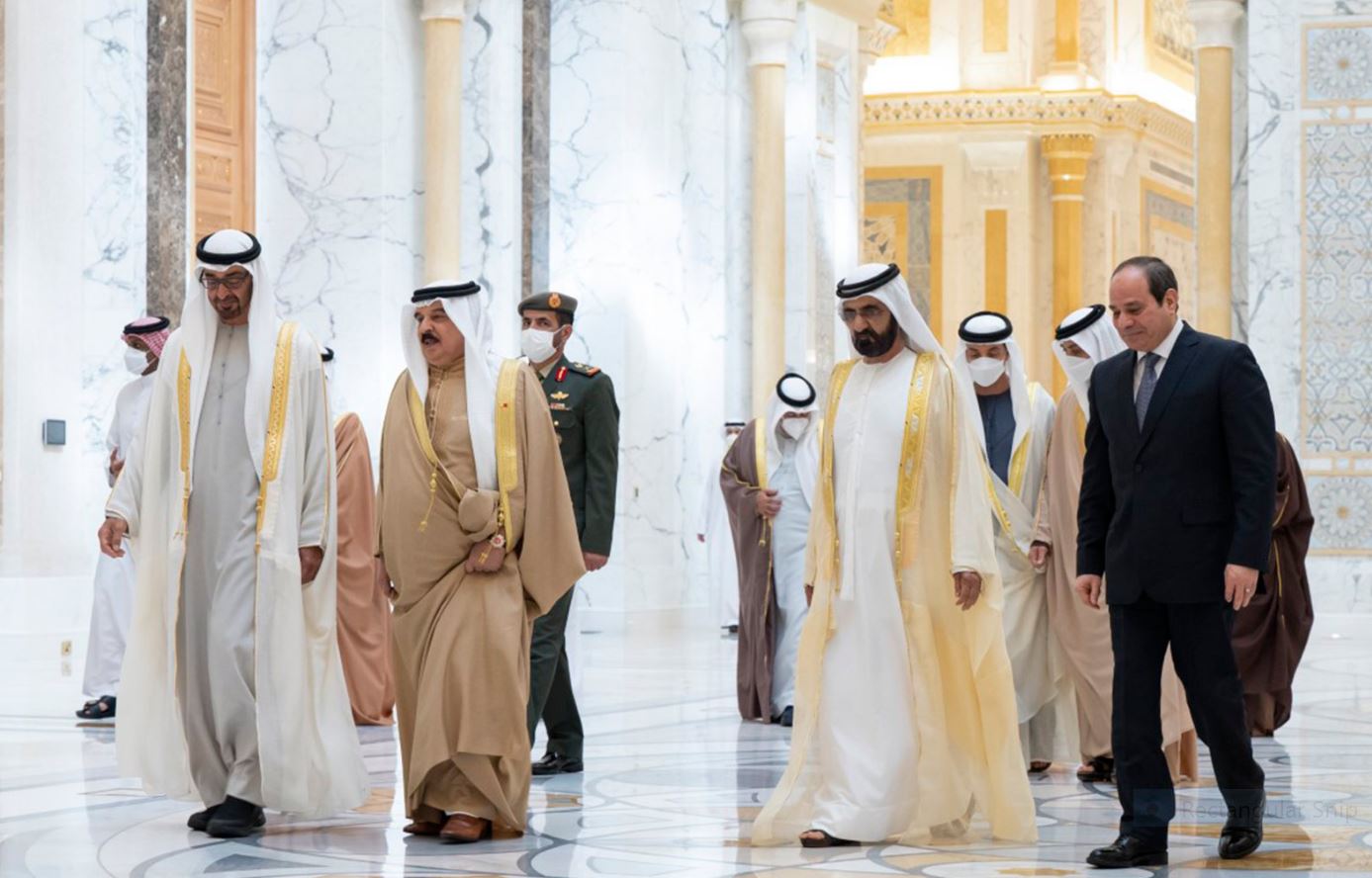 قمة في أبوظبي Abu Dhabi تجمع قادة الإمارات والبحرين ومصر لبحث التعاون المشترك وقضايا المنطقة