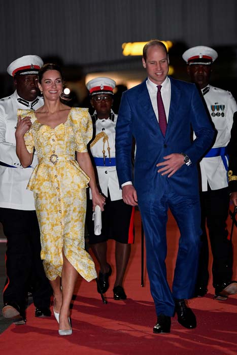 Kate embraced the 80s in an Alessandra Rich dress