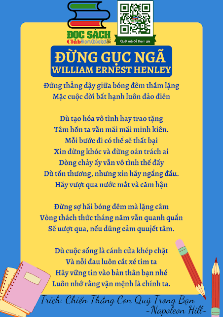 Đừng Gục Ngã - William Ernest Henley (xuất bản 1888) | Trích sách Chiến Thắng Con Quỷ Trong Bạn - Napoleon Hill | Câu lạc bộ đọc sách 5h sáng