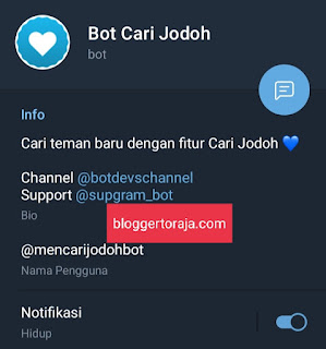 Bot Telegram Cari Jodoh Aktif 2025 Terpercaya