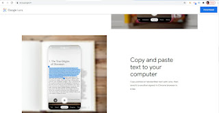 lens.google Copy printed or handwritten text with Lens