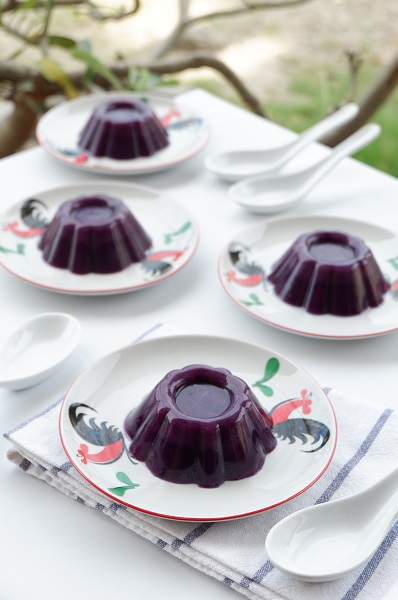 Cara membuat pudding ubi ungu
