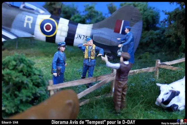 Diorama Tempest Mk.V Eduard