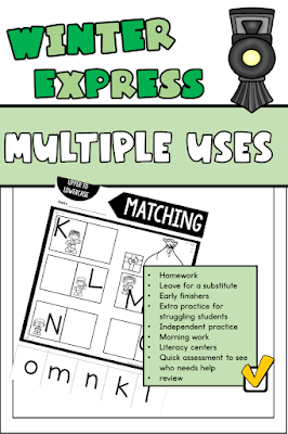 Uses for no prep polar express worksheets