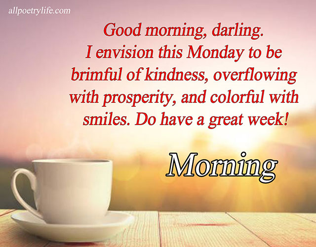  Top 10 Best Good Morning Monday Blessings Images And Quotes