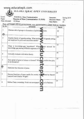 aiou-past-papers-msc-mass-communication-5636