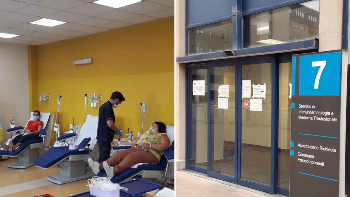 Donazioni di sangue in calo a Catania Policlinico di Catania