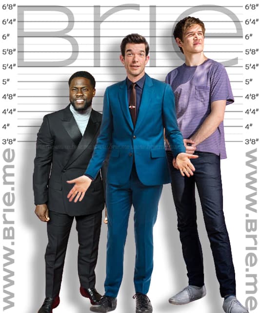John Mulaney height comparison with Kevin Hart and Bo Burnham