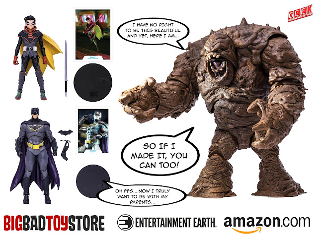 DC Multiverse reveals: Rebirth Batman, Future State Robin, Mega action  figure Clayface official images and preorder info