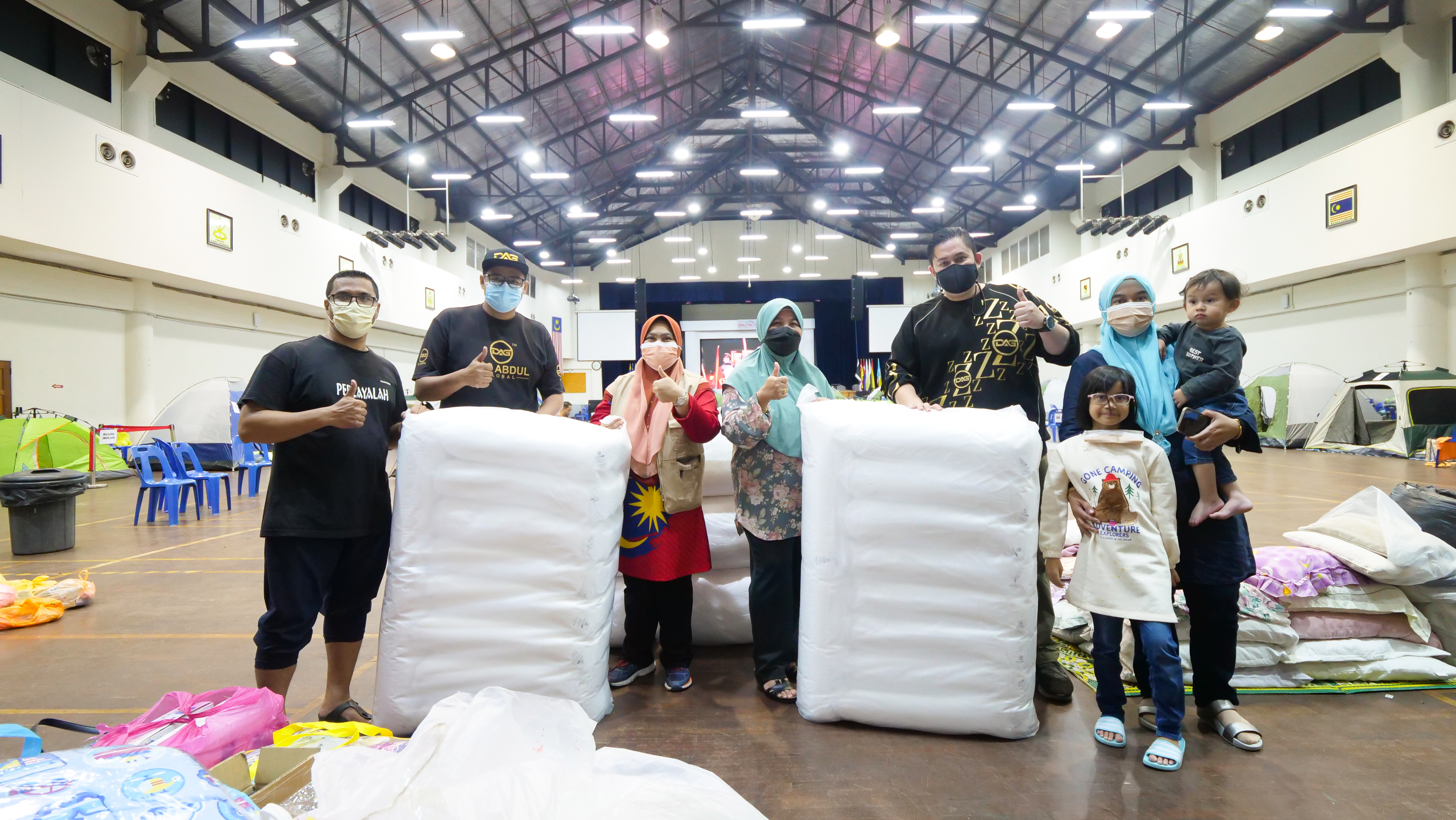 BANTAL DAG BERNILAI RM156,000 DISUMBANG KEPADA MANGSA BANJIR