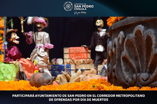 Participará ayuntamiento de San Pedro en el Corredor Metropolitano de Ofrendas por día de muertos