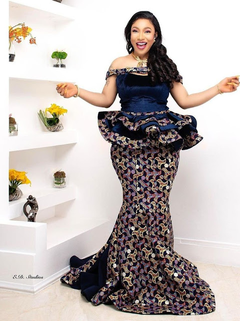 Tonto Dikeh Ankara Style Inspirations for Ladies