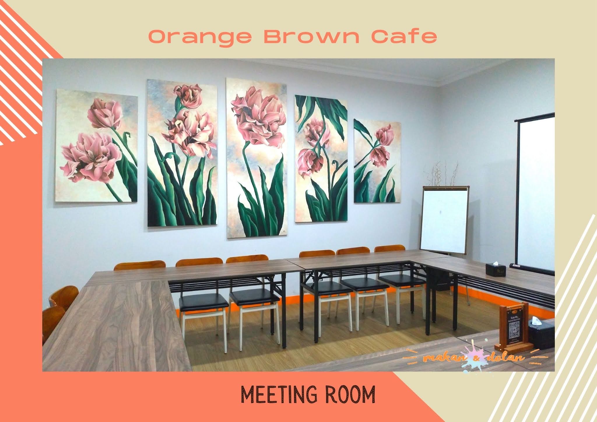 orang brown cafe