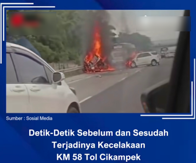 Video Detik-Detik Kecelakaan Maut Di Toll Japek KM 58