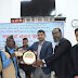 লাল পতাকা উড়িয়ে ট্রেন দূর্ঘটনা থেকে রক্ষা করা সেই গেটকিপারকে সম্মাননা স্মারক প্রদান