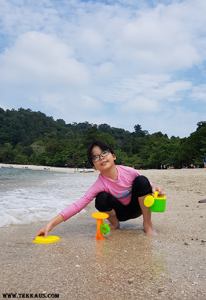 On the beach at Pulau Pangkor