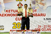 Andalan Taekwondo Raih Juara Umum 1 Festival Kejuaraan Walikota Pekanbaru CUP V Tahun 2022