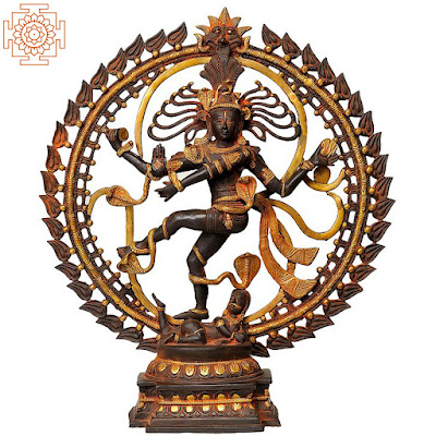 Om Nataraja Brass Statue