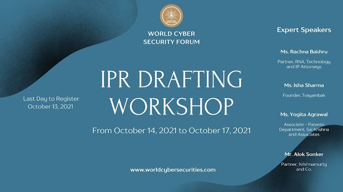 4 Days Online Workshop on "IPR Drafting in India" 