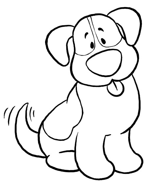 3 Free Cartoon Dogs Coloring Pages