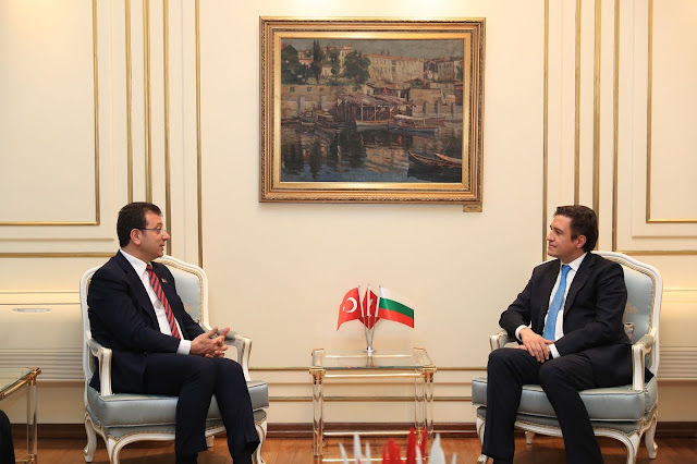 Ekrem İmamolu Bulgaristan Büyükelçisi görüştü, Ekrem İmamoğlu Büyükelçi,