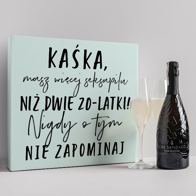 Zestaw Prosecco PREZENT NA 40 DLA NIEJ