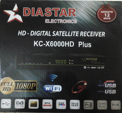 ملف قنوات جديد وحصري لجهاز diastar x6000 hd plus