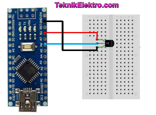 rangkaian sensor suhu lm35