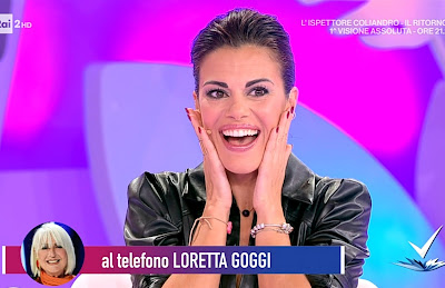 Loretta Goggi telefonata in diretta a Bianca Guaccero Detto Fatto 6 ottobre