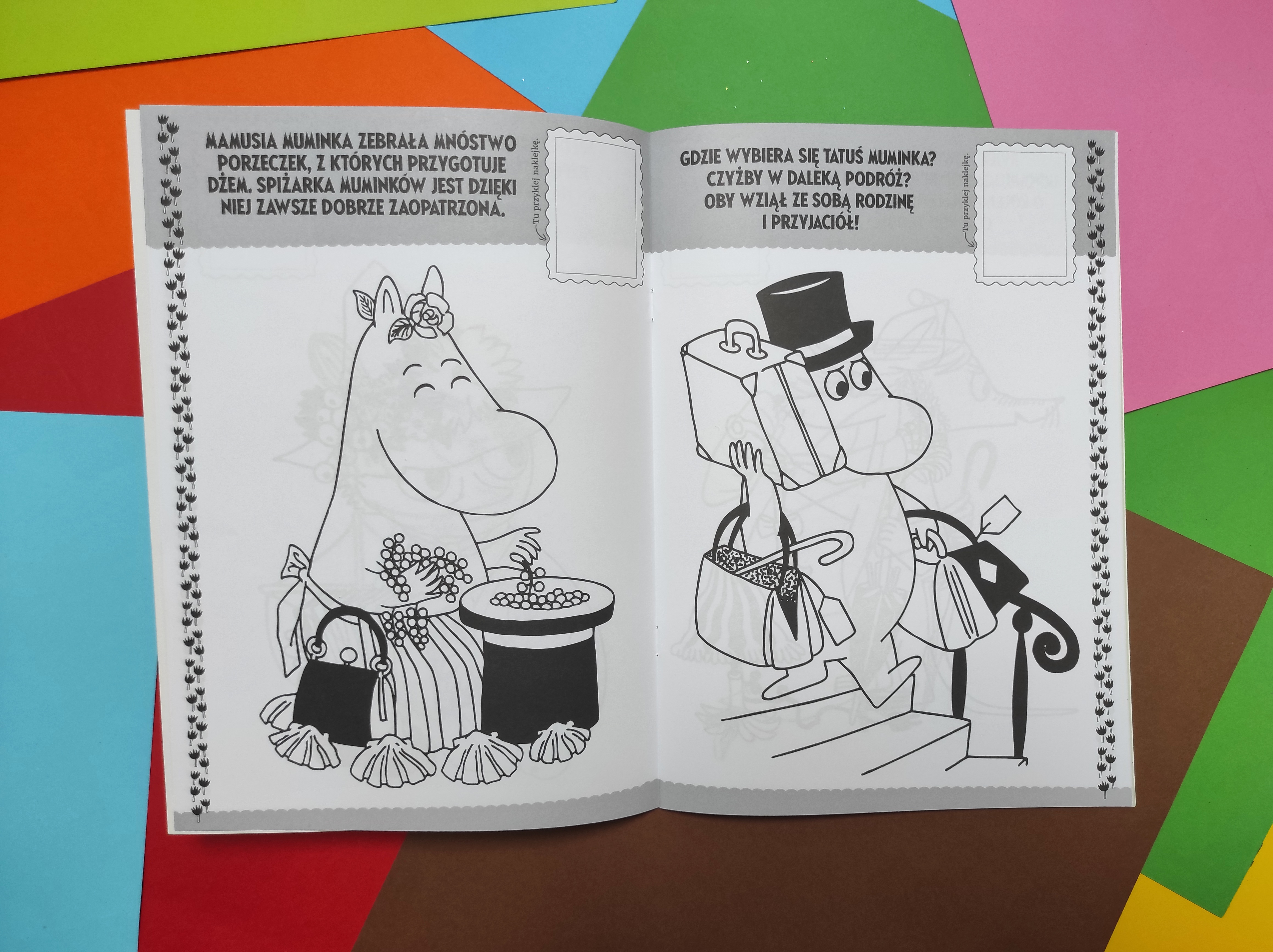 "Koloruj i naklejaj" - różne książeczki - styczniowe nowości wydawnictwa Harper Kids
