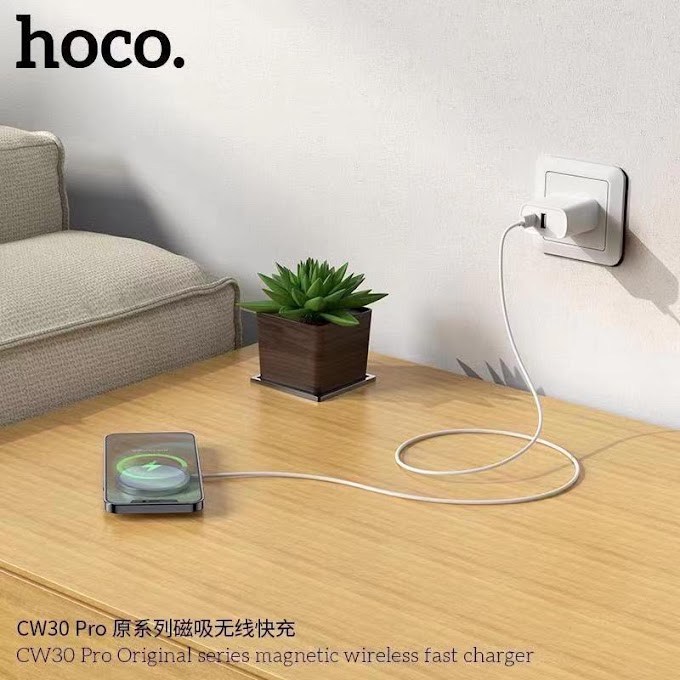 [ hy1v556qq9 ] ۩┋Hoco CW30 PRO MagSafe Wireless Fast Charge 15W For iPhone 12 !! แท่นชาร์จไร้สาย