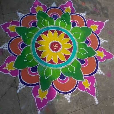 Beautiful Rangoli Designs For New Year  And Pongal 2022