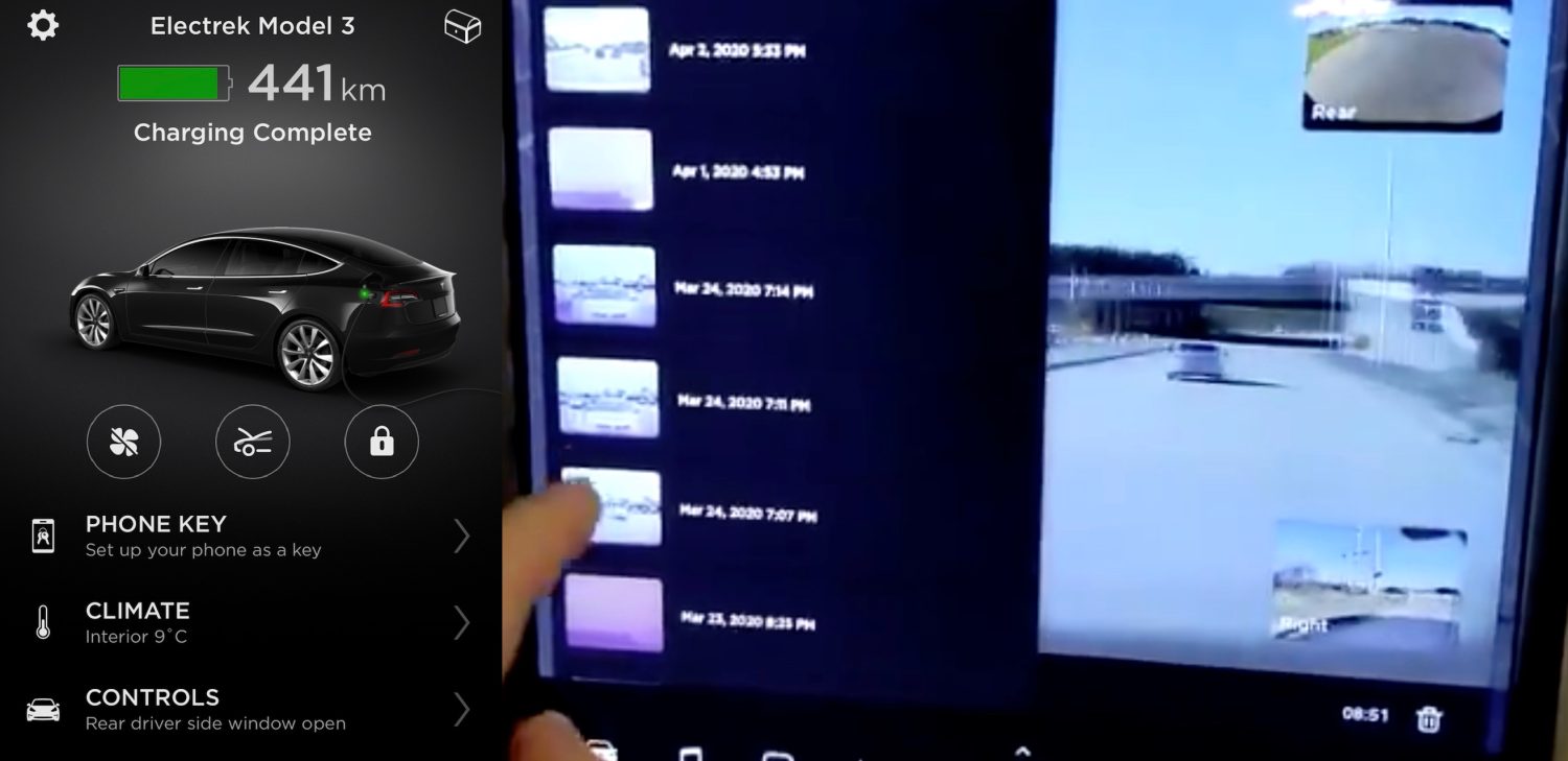 Tesla introduces a new premium connectivity option called remote sentry mode live view