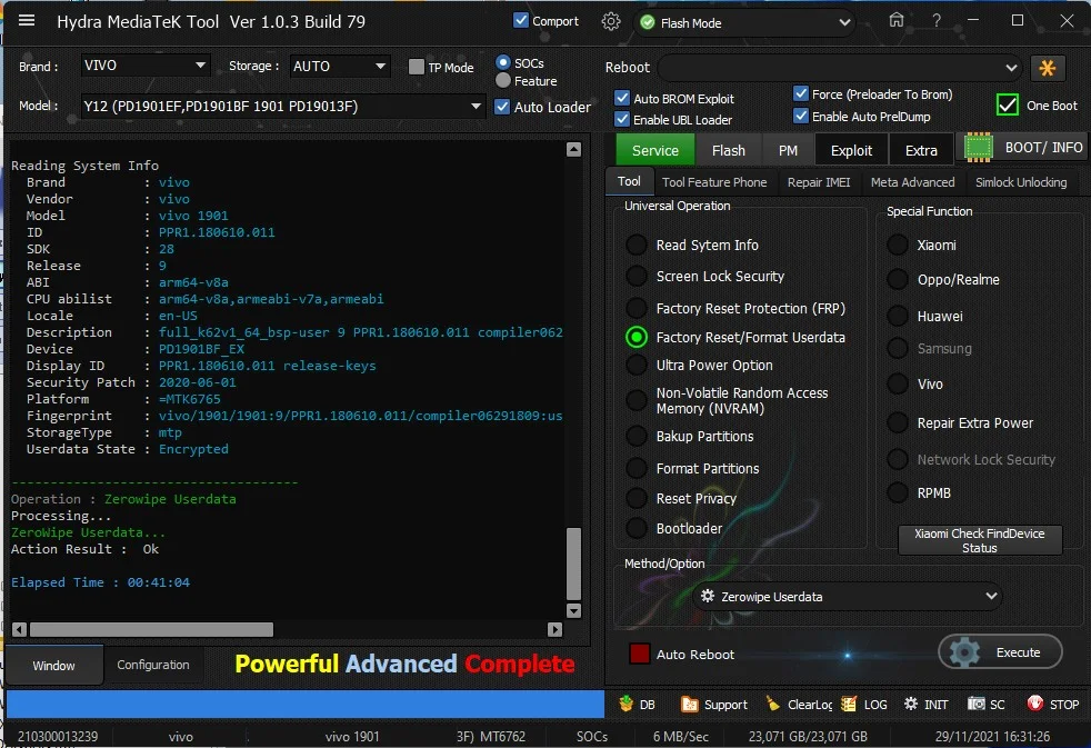 Cara ByPass POLA PIN VIVO Y12