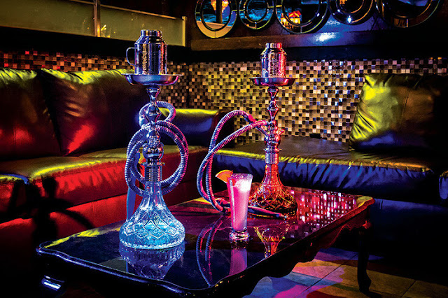 hookah set up