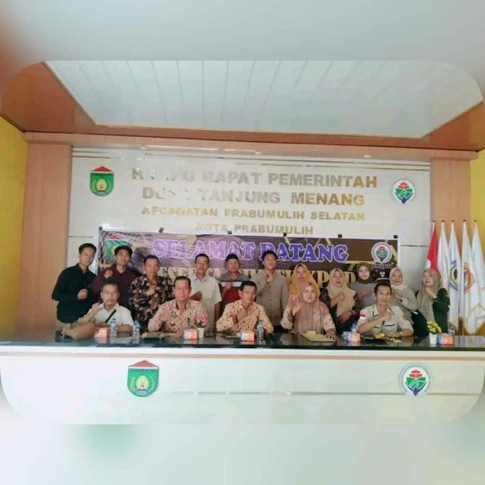 Bapak Sukarno, SH., M.Si menghadiri Bimbingan Teknis kader Pemberdayaaan Masyarakat Desa ( KPMD ) Desa Tanjung Menang