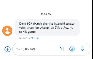 Duk wanda ya cike RRR CODE kada yayi nisa da wayarsa Wannan Sakon Ake Aikowa Daga Zarar ka Gani Ka Tafi Inda akace a Mazabarku Domin Karbar Kudinku, Duk Wata Duba Kalar Sakon, 