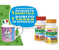 Promozione : Con Benegum Junior in omaggio la Tazza 44 Gatti :come riceverla in regalo