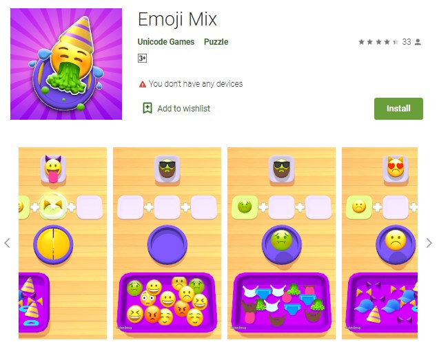 Emoji Mix Unicode Games