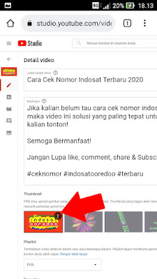 Cara Mengubah Atau Mengganti Thumbnail Video Youtube