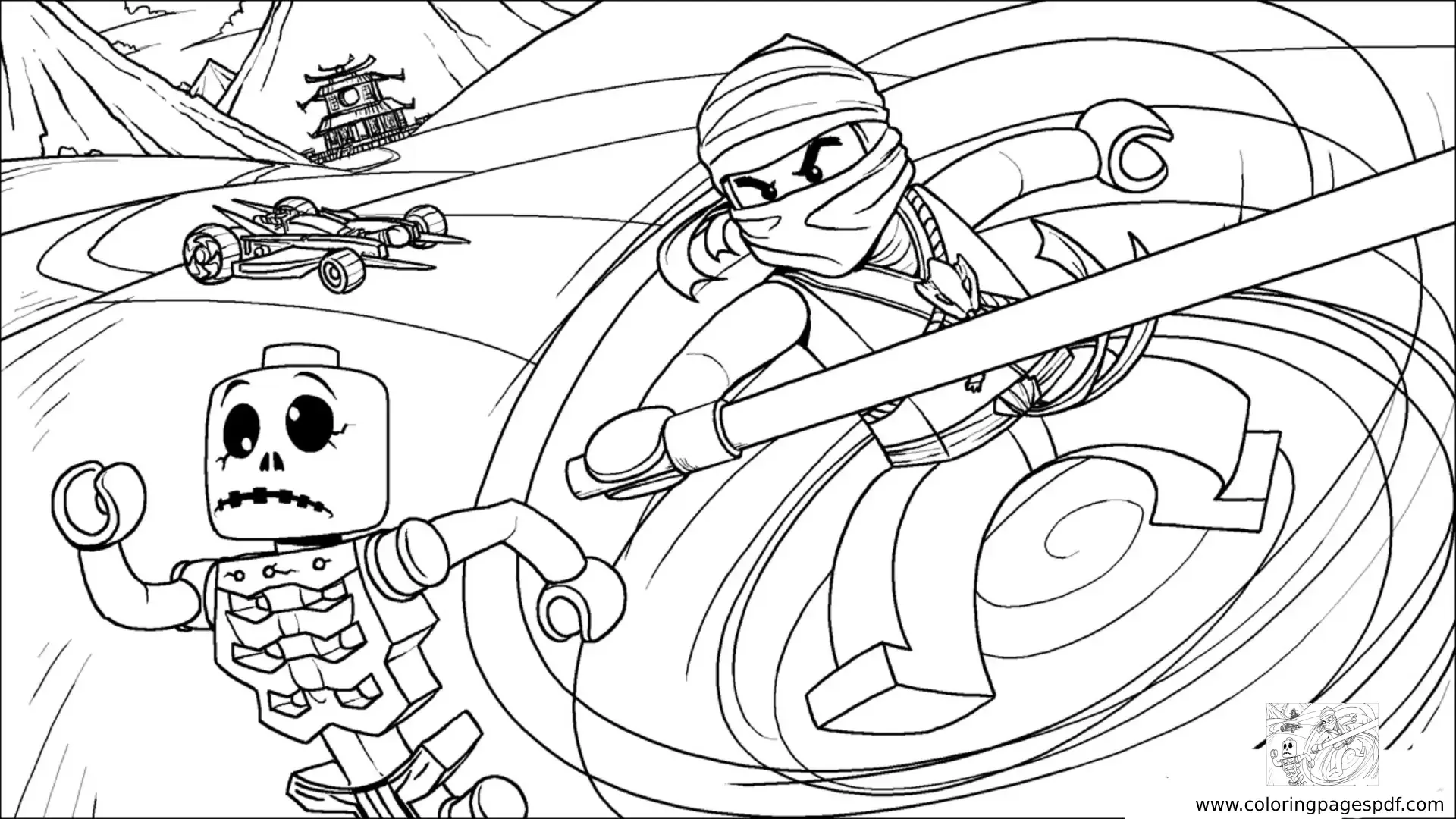 Ninjago Coloring Pages