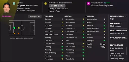 Mats Hummels FM22