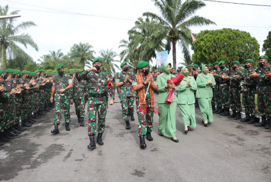 Pangdam I/BB Sambut Purna Tugas Satgas Pamtas RI – PNG Yonif 122/TS