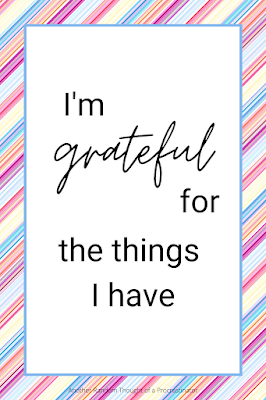 I am grateful for the things I have, Quote, New Year, Inspirational quote, Another Random Thought of a Procrastinator